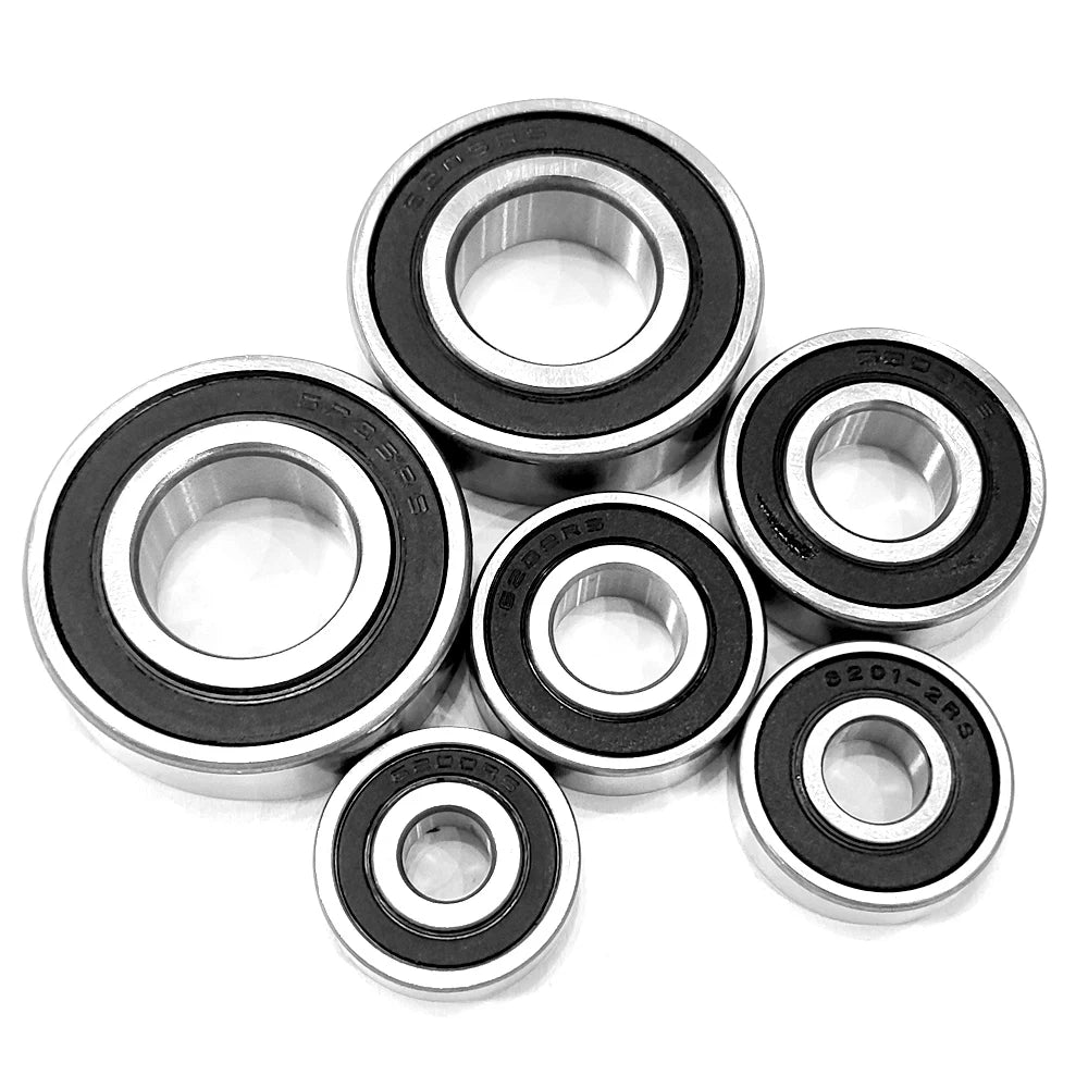 SGU Deep Groove Ball Bearing Set (6200–6206 Series) – Chrome Steel, 2RS Sealed Bearings, High Precision